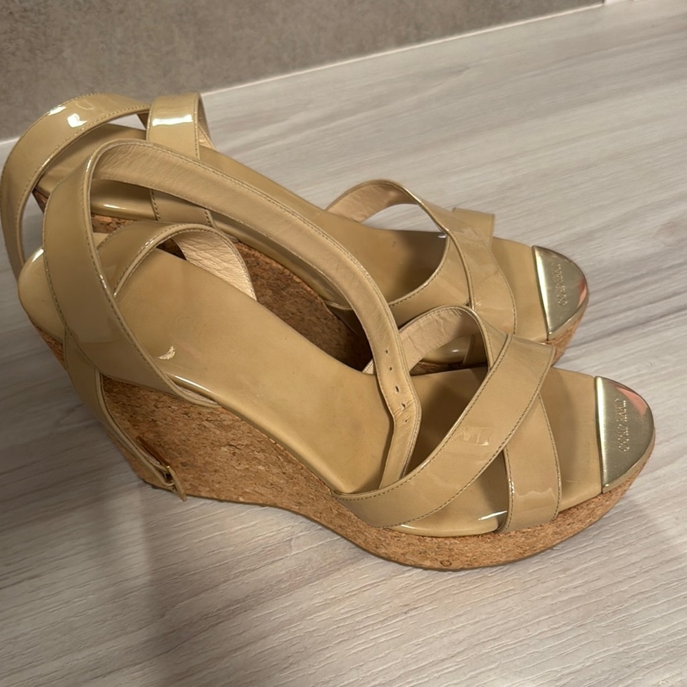 Women's Tan Wedge Sandals